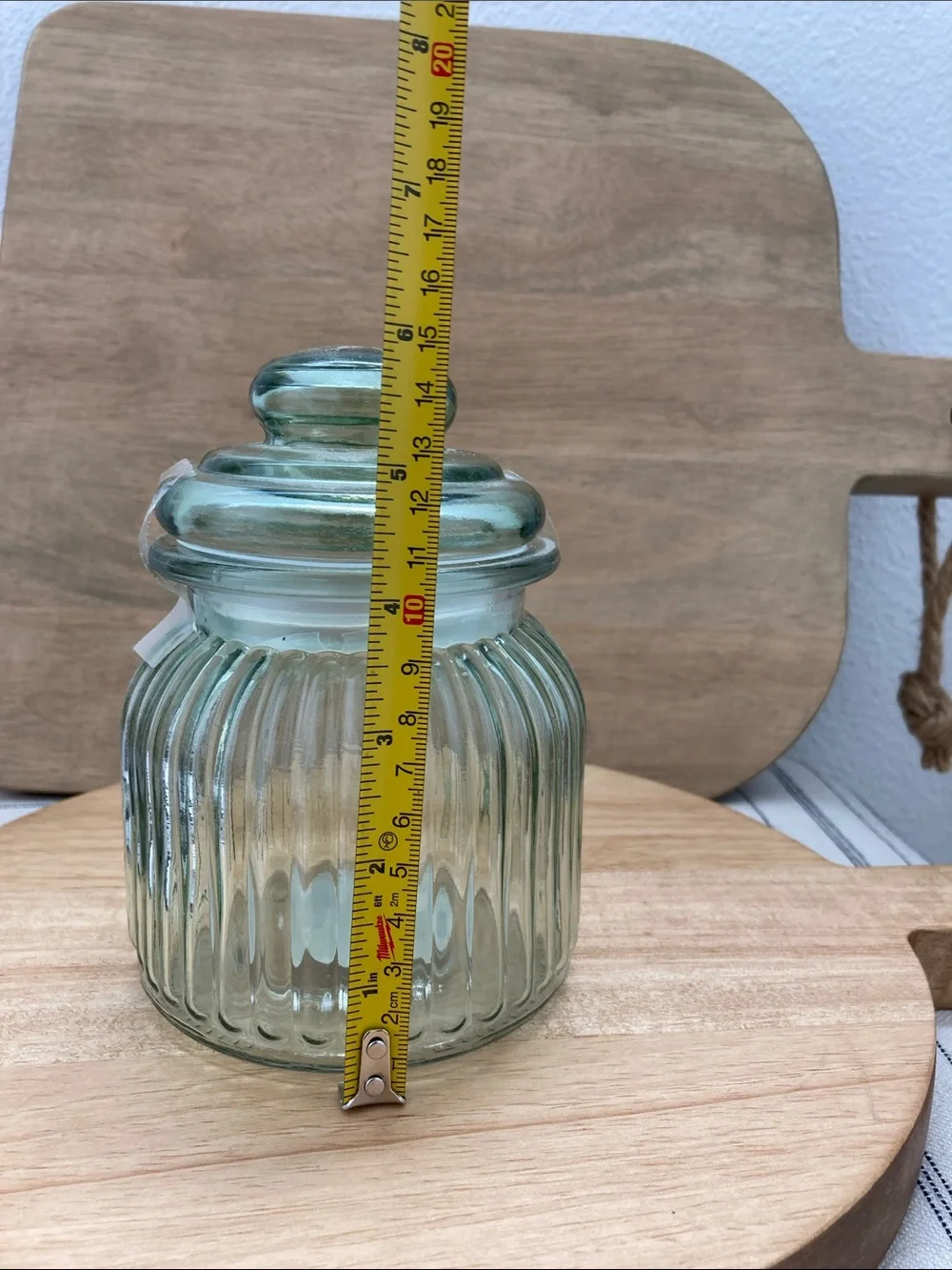 SALE! 50% Off Target Ribbed Glass Apothecary Jars 7” Tall